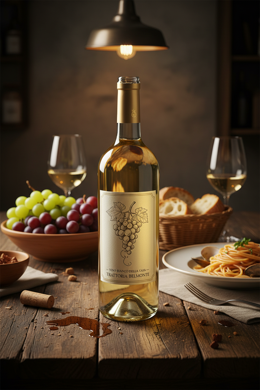 Vino bianco della casa